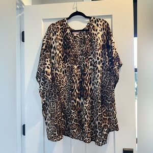 Show Me Your MuMu Animal Print Blouse